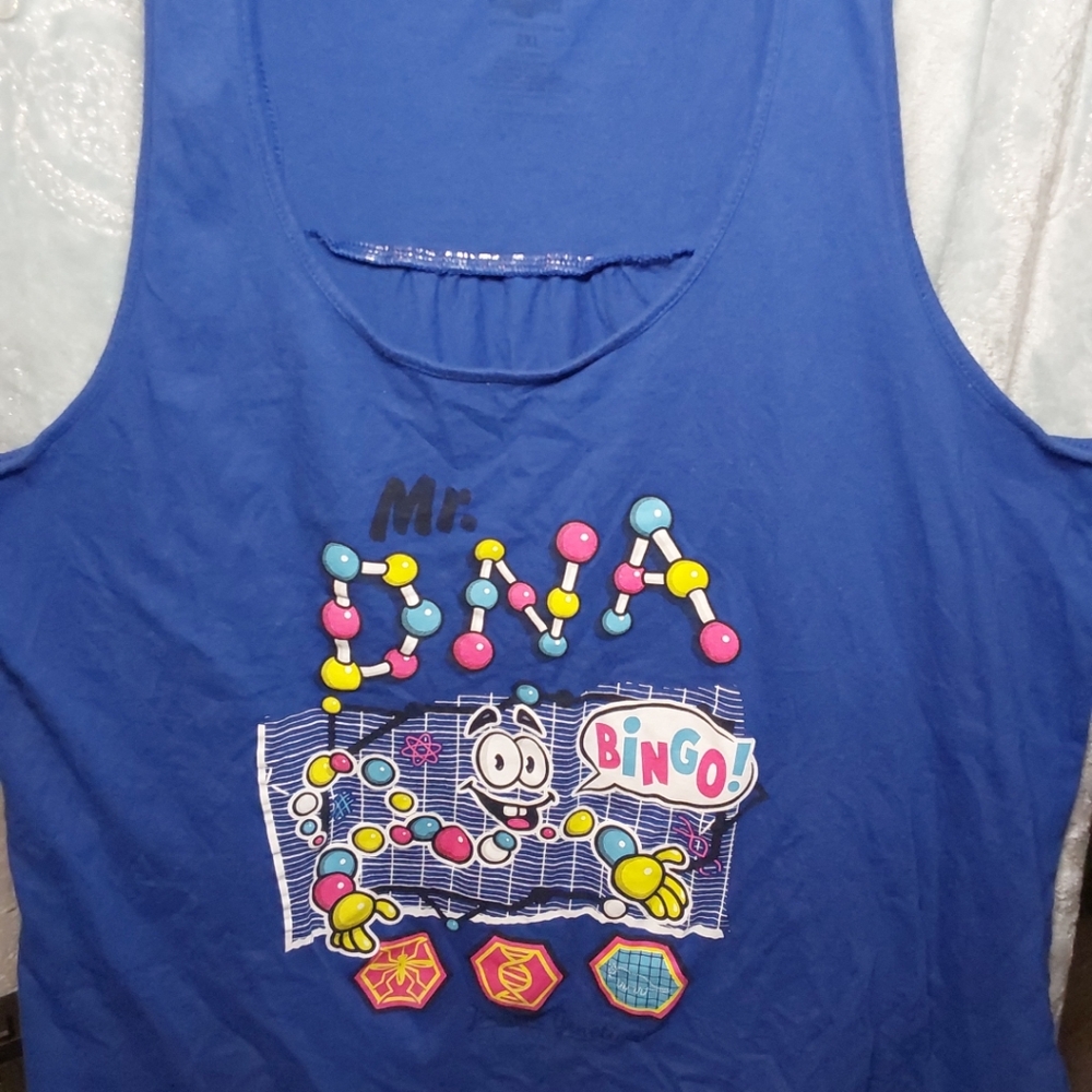 Universal Studios Jurassic Park Mr. DNA Tank Top Size XXL